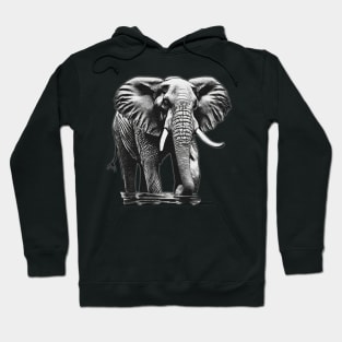 elephant in water Hoodie